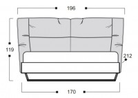 ΚΡΕΒΑΤΙ ΔΙΠΛΟ ΔΕΡΜΑΤΙΝΗ ΜΠΕΖ ΓΙΑ ΣΤΡΩΜΑ 160Χ200