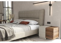 ΚΡΕΒΑΤΙ ΔΙΠΛΟ ΥΦΑΣΜΑ ΜΠΕΖ ΓΙΑ ΣΤΡΩΜΑ 160Χ200