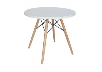 ΤΡΑΠΕΖΙ WERZALIT ΑΠΟΧΡΩΣΗ ΛΕΥΚΟ ΜΕ ΞΥΛΙΝΑ ΠΟΔΙΑ