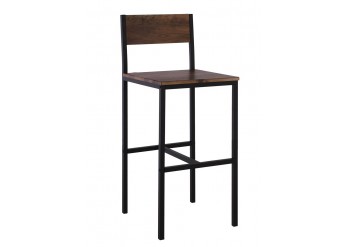 ΣΚΑΜΠΩ BAR ΜΕΤΑΛΛΙΚΟ ΑΝΘΡΑΚΙ ΜΕ ΚΑΘΙΣΜΑ ANTIQUE BROWN