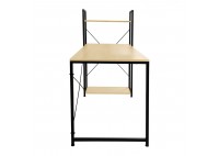 ΓΡΑΦΕΙΟ ΜΕ 4 ΡΑΦΙΑ ΜΕΤΑΛΛΙΚΟ ΜΑΥΡΟ - BEECH