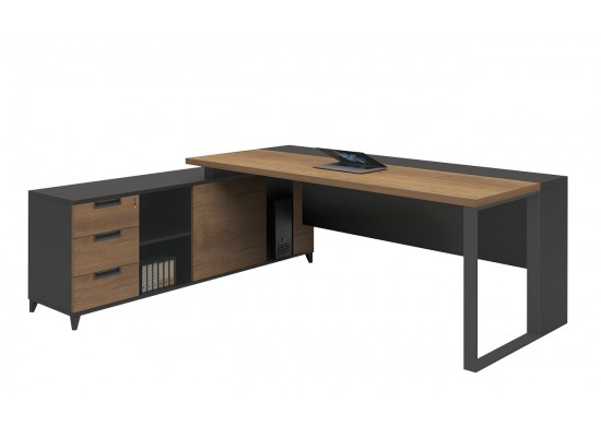 ΓΡΑΦΕΙΟ ΓΩΝΙΑ ΑΝΑΣΤΡΕΨΙΜΗ ΑΠΟΧΡΩΣΗ ΚΑΡΥΔΙ ΔΡΥΣ - ΜΑΥΡΟ