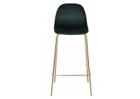 ΣΚΑΜΠΩ BAR ΥΦΑΣΜΑ VELURE FOREST GREEN ΜΕ ΒΑΣΗ ΧΡΩΜΙΟ ΧΡΥΣΟ