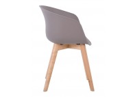 ΠΟΛΥΘΡΟΝΑ SAND BEIGE PP ΜΕ ΞΥΛΙΝΑ ΠΟΔΙΑ