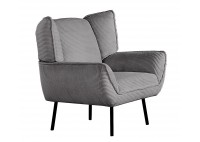 ΠΟΛΥΘΡΟΝΑ ΥΦΑΣΜΑ ΚΟΤΛΕ ΓΚΡΙ ΜΕ ΜΕΤΑΛΛΙΚΑ ΠΟΔΙΑ ΜΑΥΡΑ