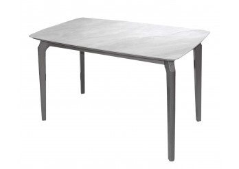 ΤΡΑΠΕΖΙ ΞΥΛΙΝΟ ΓΚΡΙ ΜΕ ΕΠΙΦΑΝΕΙΑ SINTERED STONE WHITE MARBLE