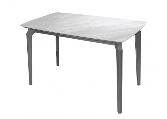 ΤΡΑΠΕΖΙ ΞΥΛΙΝΟ ΓΚΡΙ ΜΕ ΕΠΙΦΑΝΕΙΑ SINTERED STONE WHITE MARBLE