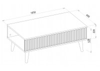 ΤΡΑΠΕΖΑΚΙ ΣΑΛΟΝΙΟΥ ΑΠΟΧΡΩΣΗ ΛΕΥΚΟ ΜΑΡΜΑΡΟ - ΚΑΡΥΔΙ