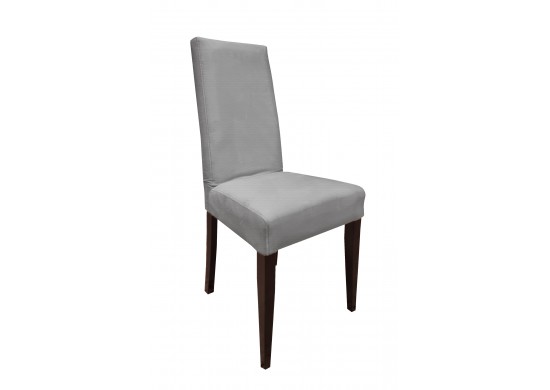 ΚΑΡΕΚΛΑ ΞΥΛΙΝΗ ΟΞΙΑ WENGE ΜΕ ΥΦΑΣΜΑ ΓΚΡΙ