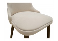 ΚΑΡΕΚΛΑ ΞΥΛΙΝΗ ΟΞΙΑ WENGE ΜΕ ΥΦΑΣΜΑ ΑΝΟΙΧΤΟ ΚΡΕΜ