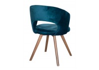 ΚΑΡΕΚΛΑ ΞΥΛΙΝΗ ΟΞΙΑ ΑΝΟΙΧΤΟ ΚΑΡΥΔΙ ΜΕ ΥΦΑΣΜΑ ΤΥΡΚΟΥΑΖ