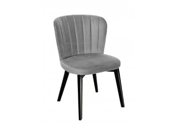 ΚΑΡΕΚΛΑ ΞΥΛΙΝΗ ΜΑΥΡΗ ΛΑΚΑ ΜΕ ΥΦΑΣΜΑ ΓΚΡΙ