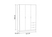 ΝΤΟΥΛΑΠΑ 3ΦΥΛΛΗ ΑΝΟΙΓΟΜΕΝΗ ΛΕΥΚΗ - SONOMA