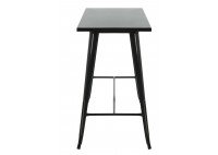 ΤΡΑΠΕΖΙ BAR ΜΕΤΑΛΛΙΚΟ ΜΑΥΡΟ