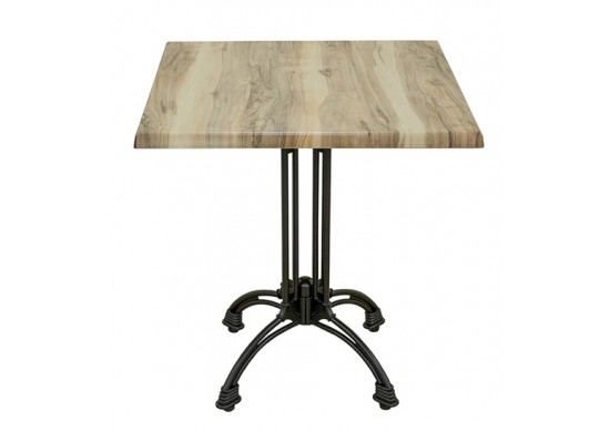 ΤΡΑΠΕΖΙ ΑΛΟΥΜΙΝΙΟΥ ΜΑΥΡΟ ΜΕ ΕΠΙΦΑΝΕΙΑ WERZALIT ΑΠΟΧΡΩΣΗ FOREST