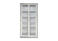 ΝΤΟΥΛΑΠΑ 2ΦΥΛΛΗ ΣΥΡΟΜΕΝΗ ΜΕΤΑΛΛΙΚΗ ΓΚΡΙ - ΣΚΟΥΡΟ ΓΚΡΙ ΜΕ 4 ΡΑΦΙΑ