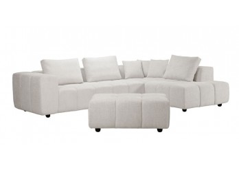 ΚΑΝΑΠΕΣ ΓΩΝΙΑ ΔΕΞΙΑ ΜΕ ΠΟΥΦ ΥΦΑΣΜΑ ΜΠΕΖ