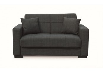 ΚΑΝΑΠΕΣ 2ΘΕΣΙΟΣ ΜΕ ΑΠΟΘΗΚΕΥΤΙΚΟ ΧΩΡΟ ΥΦΑΣΜΑ ΜΑΥΡΟ