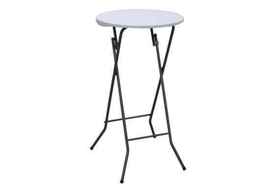 ΤΡΑΠΕΖΙ BAR CATERING ΠΤΥΣΣΟΜΕΝΟ ΛΕΥΚΟ