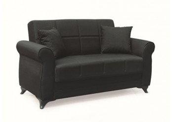 ΚΑΝΑΠΕΣ 2ΘΕΣΙΟΣ ΜΕ ΑΠΟΘΗΚΕΥΤΙΚΟ ΧΩΡΟ ΥΦΑΣΜΑ ΜΑΥΡΟ