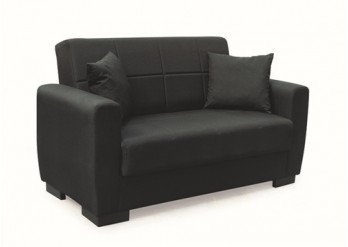 ΚΑΝΑΠΕΣ 2ΘΕΣΙΟΣ ΜΕ ΑΠΟΘΗΚΕΥΤΙΚΟ ΧΩΡΟ ΥΦΑΣΜΑ ΜΑΥΡΟ