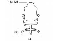 ΠΟΛΥΘΡΟΝΑ ΓΡΑΦΕΙΟΥ GAMING ΔΕΡΜΑΤΙΝΗ ΜΑΥΡΗ PU