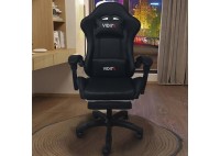 ΠΟΛΥΘΡΟΝΑ ΓΡΑΦΕΙΟΥ GAMING ΔΕΡΜΑΤΙΝΗ ΜΑΥΡΗ PU