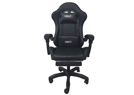 ΠΟΛΥΘΡΟΝΑ ΓΡΑΦΕΙΟΥ GAMING ΔΕΡΜΑΤΙΝΗ ΜΑΥΡΗ PU