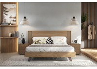 ΚΡΕΒΑΤΙ ΔΙΠΛΟ HONEY PALE OAK