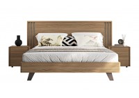 ΚΡΕΒΑΤΙ ΔΙΠΛΟ HONEY PALE OAK