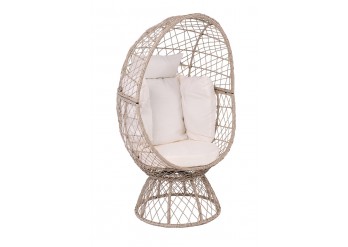 ΠΟΛΥΘΡΟΝΑ ΦΩΛΙΑ WICKER ΜΠΕΖ