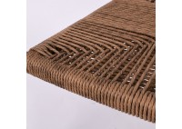 ΠΟΛΥΘΡΟΝΑ ALU ΑΣΠΡΟ - WICKER ΦΥΣΙΚΟ