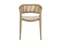 ΠΟΛΥΘΡΟΝΑ TORTORA ΡΡ - UV - ROPE WICKER ΦΥΣΙΚΟ
