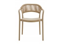 ΠΟΛΥΘΡΟΝΑ TORTORA ΡΡ - UV - ROPE WICKER ΦΥΣΙΚΟ