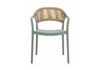 ΠΟΛΥΘΡΟΝΑ ΠΡΑΣΙΝΟ ΡΡ - UV - ROPE WICKER ΦΥΣΙΚΟ