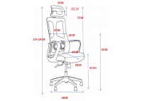 ΠΟΛΥΘΡΟΝΑ ΓΡΑΦΕΙΟΥ ΥΦΑΣΜΑ ΓΚΡΙ MESH