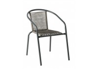 ΠΟΛΥΘΡΟΝΑ  ΜΕΤΑΛΛΙΚΗ ΑΝΘΡΑΚΙ - RATTAN ΓΚΡΙ