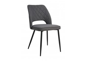 ΚΑΡΕΚΛΑ ΜΕΤΑΛΛΙΚΗ ΜΑΥΡΗ ΜΕ ΥΦΑΣΜΑ ΓΚΡΙ