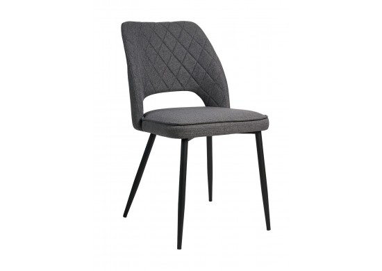 ΚΑΡΕΚΛΑ ΜΕΤΑΛΛΙΚΗ ΜΑΥΡΗ ΜΕ ΥΦΑΣΜΑ ΓΚΡΙ