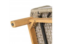 ΣΑΛΟΝΙ ΣΕΤ ΦΥΣΙΚΟ ΞΥΛΟ ΑΚΑΚΙΑ - ROPE WICKER ΜΠΕΖ