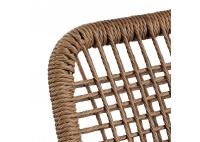 ΠΟΛΥΘΡΟΝΑ WICKER ΑΠΟΧΡΩΣΗ ΦΥΣΙΚΟ ΜΕ ΜΕΤΑΛΛΙΚΟ ΣΚΕΛΕΤΟ ΜΑΥΡΟ