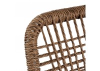 ΠΟΛΥΘΡΟΝΑ WICKER ΑΠΟΧΡΩΣΗ ΦΥΣΙΚΟ ΜΕ ΜΕΤΑΛΛΙΚΟ ΣΚΕΛΕΤΟ ΑΣΠΡΟ