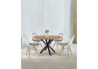 ΤΡΑΠΕΖΙ ΡΟΤΟΝΤΑ ΑΠΟΧΡΩΣΗ ELVEZIA ROVERE