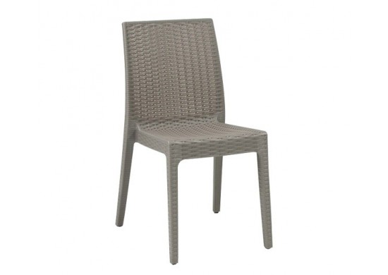 ΚΑΡΕΚΛΑ ΣΤΟΙΒΑΖΟΜΕΝΗ PP RATTAN LOOK TORTORA