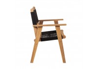 ΠΟΛΥΘΡΟΝΑ ΦΥΣΙΚΟ ΞΥΛΟ ΑΚΑΚΙΑ - ROPE WICKER ΜΑΥΡΟ