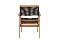 ΠΟΛΥΘΡΟΝΑ ΦΥΣΙΚΟ ΞΥΛΟ ΑΚΑΚΙΑ - ROPE WICKER ΜΑΥΡΟ