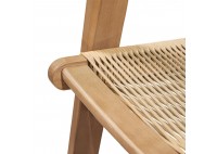 ΠΟΛΥΘΡΟΝΑ ΦΥΣΙΚΟ ΞΥΛΟ ΑΚΑΚΙΑ - ROPE WICKER ΜΠΕΖ