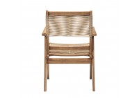 ΠΟΛΥΘΡΟΝΑ ΦΥΣΙΚΟ ΞΥΛΟ ΑΚΑΚΙΑ - ROPE WICKER ΜΠΕΖ