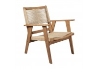 ΠΟΛΥΘΡΟΝΑ ΦΥΣΙΚΟ ΞΥΛΟ ΑΚΑΚΙΑ - ROPE WICKER ΜΠΕΖ