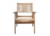 ΠΟΛΥΘΡΟΝΑ ΦΥΣΙΚΟ ΞΥΛΟ ΑΚΑΚΙΑ - ROPE WICKER ΜΠΕΖ